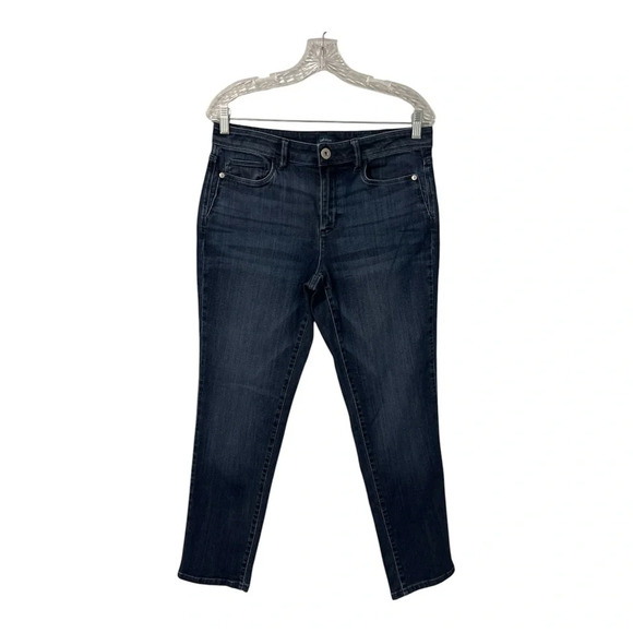 J. Jill Jeans Women’s 8 Blue Authentic Fit Slim Ankle Denim - Picture 1 of 13